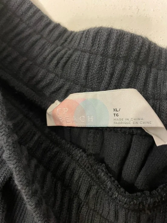 Free People Black Cropped Harem Pants - Picture 3 of 3